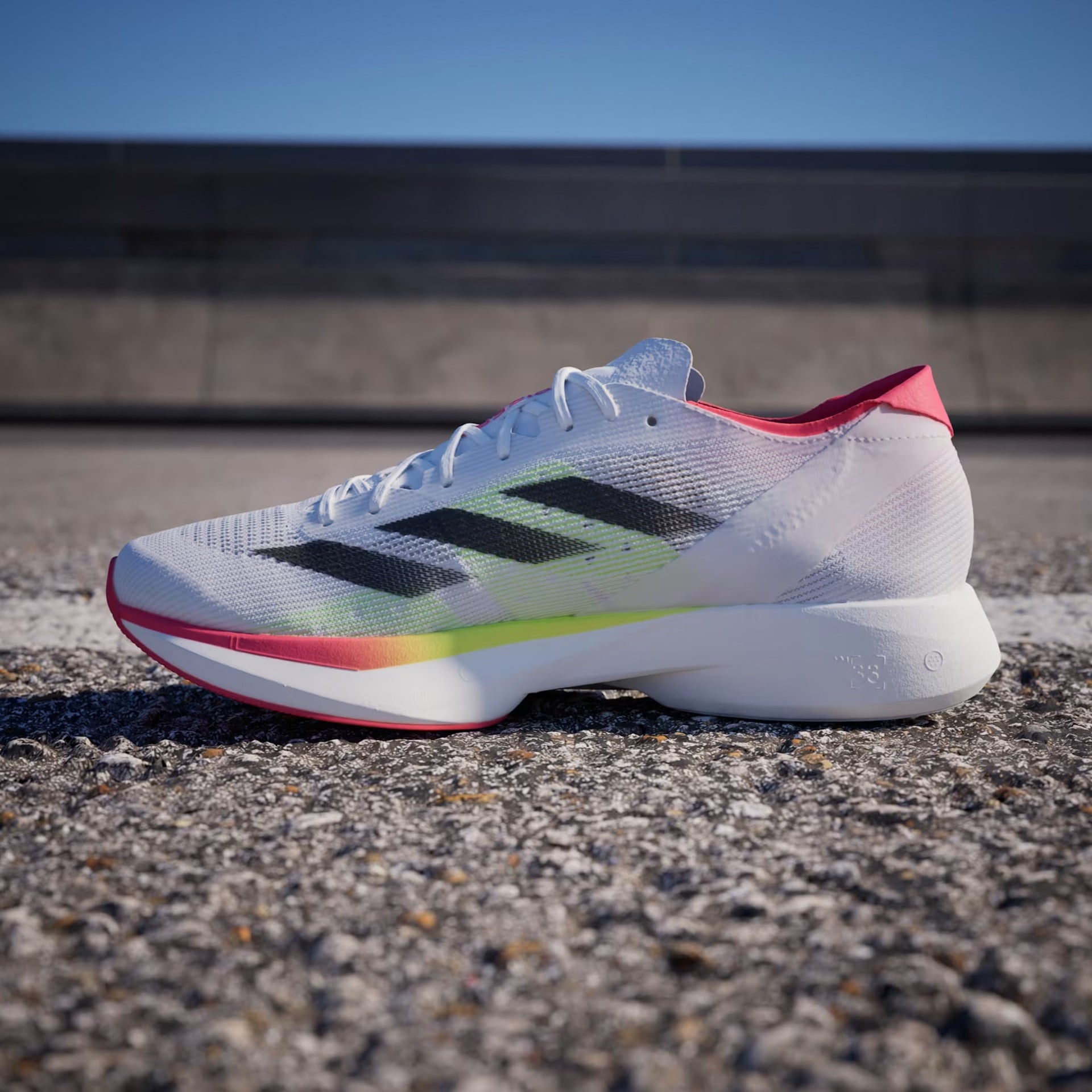 Adidas Adizero Takumi Sen 10 - Cloud White/Core Black/Lucid Red