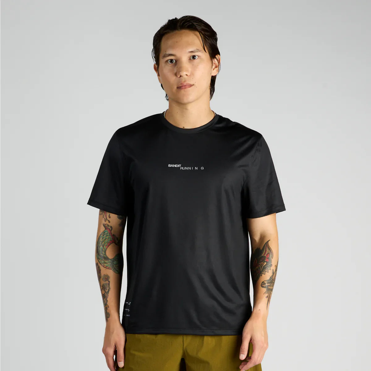 Bandit Drift "Breathe Out" Performance Tee - Black