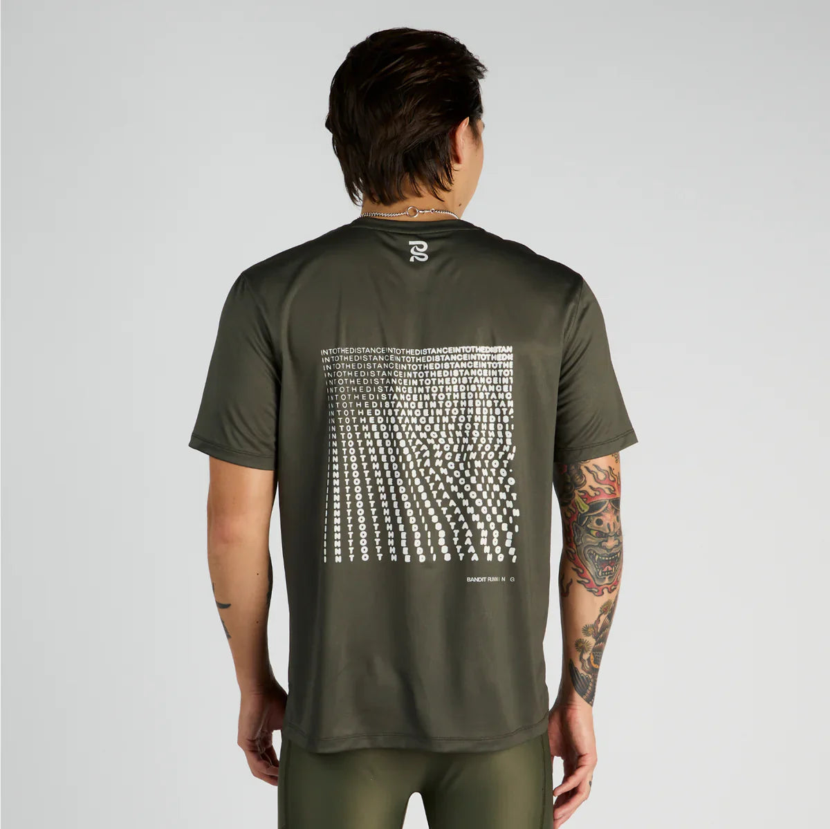 Bandit Drift "Into the Distance" Performance Tee - Olive