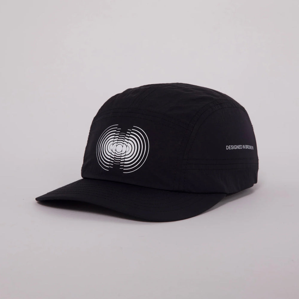 Bandit Running Nylon Run Hat - Split Spiral - Black