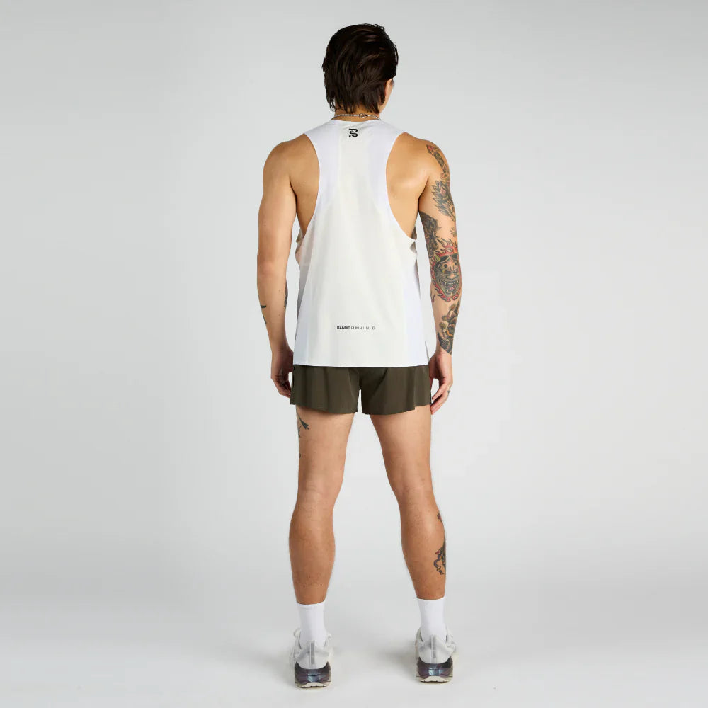 Bandit Vento Performance Singlet Pieced - White