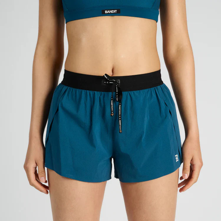 Bandit Vento Women's 3" Splitty Short - Deep Teal