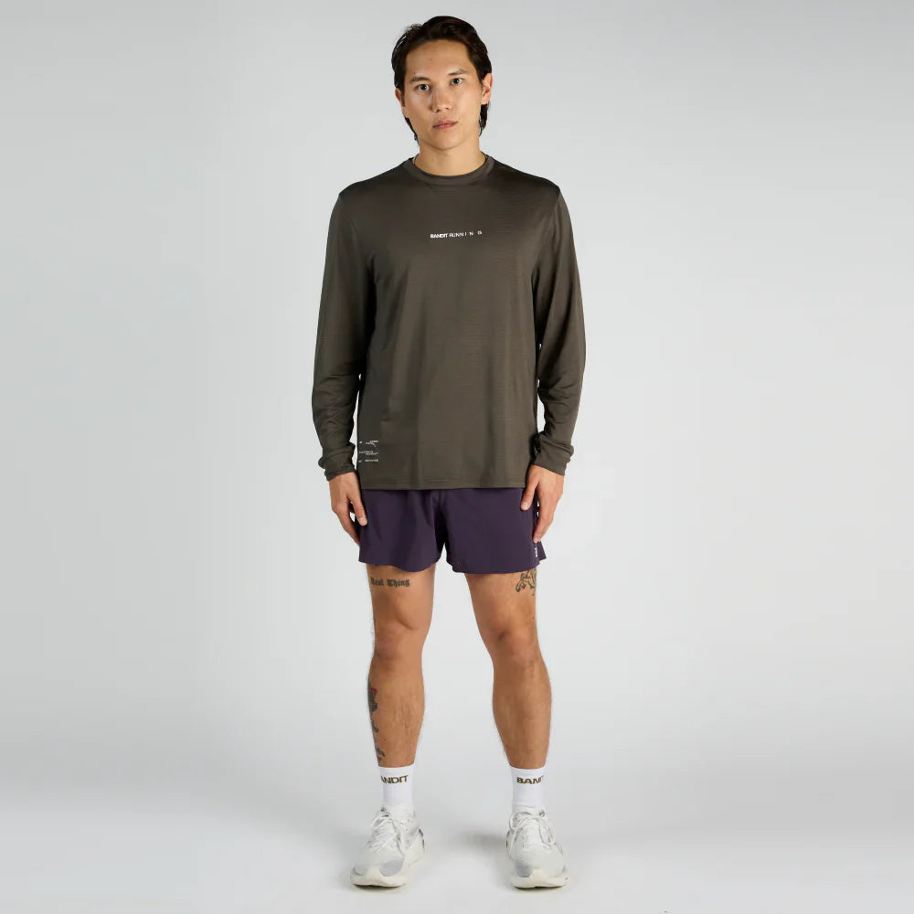 Bandit Micromesh Long Sleeve Tee - Olive