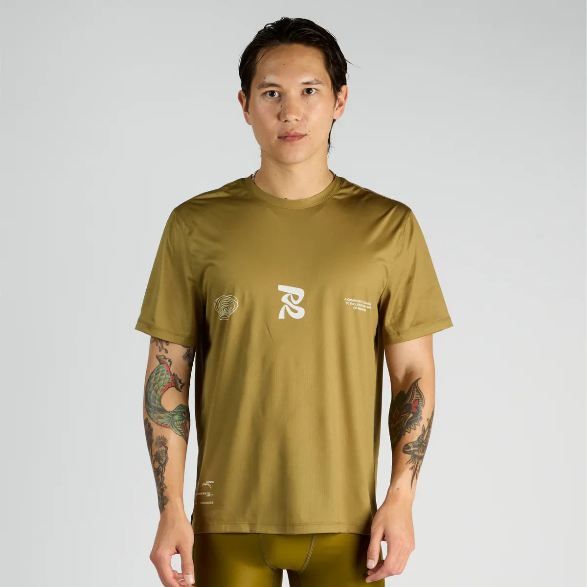 Bandit Drift "Chaos Triple Front" Performance Tee - Manzanilla