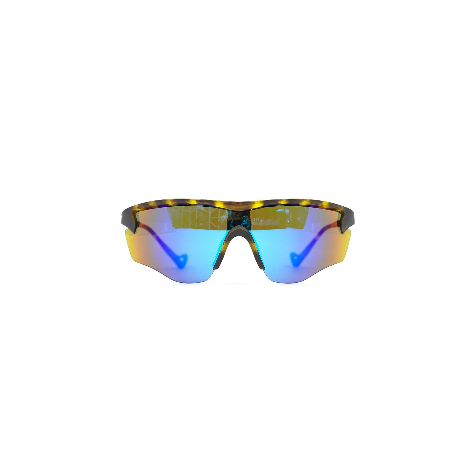 District Vision Junya Racer - Tortoise (D+ Blue Mirror Lens)