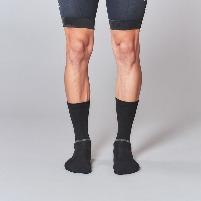 Fingerscrossed Merino Winter Socks - Black - CCACHE