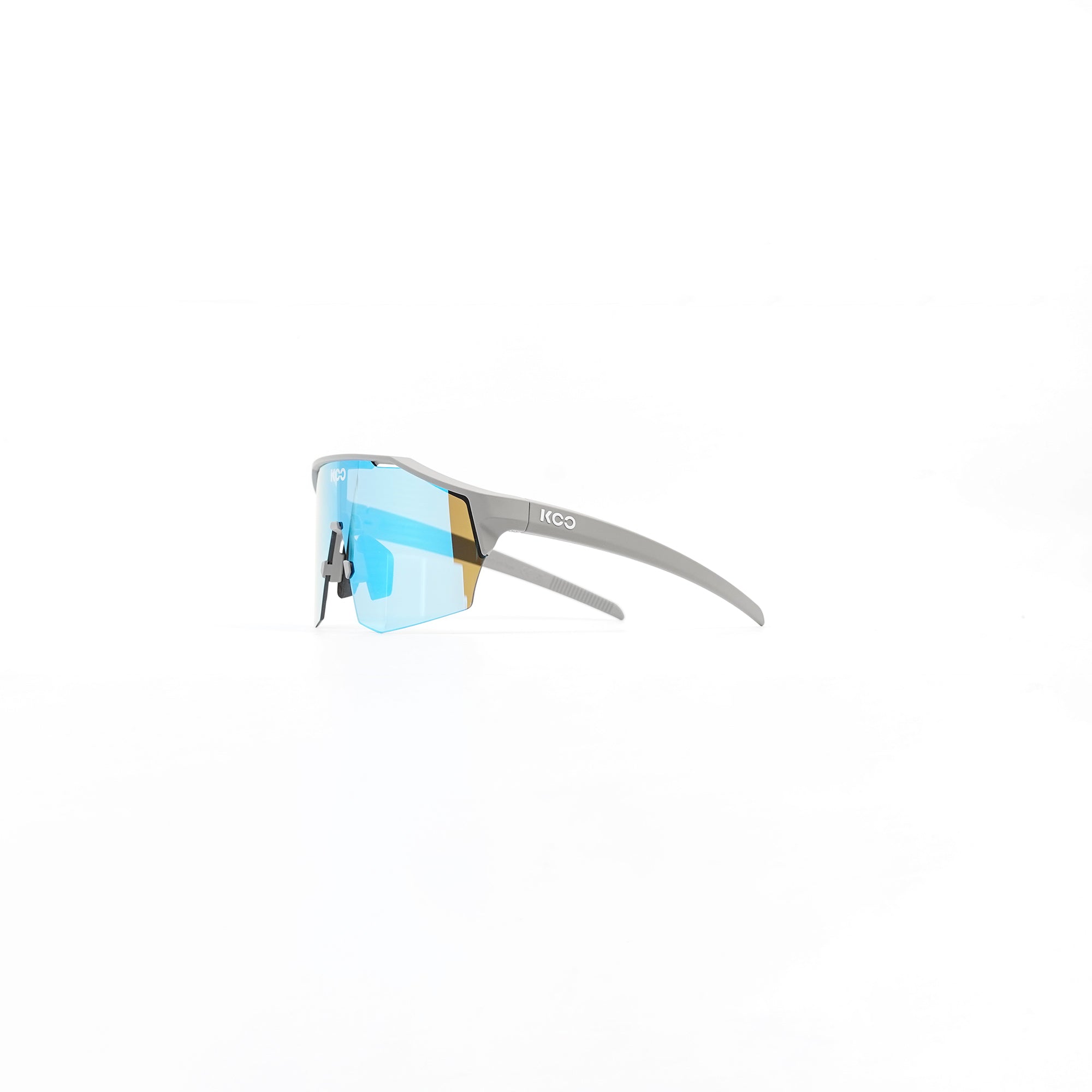 KOO Alibi - Grey Matt (Turquoise Mirror Lenses)