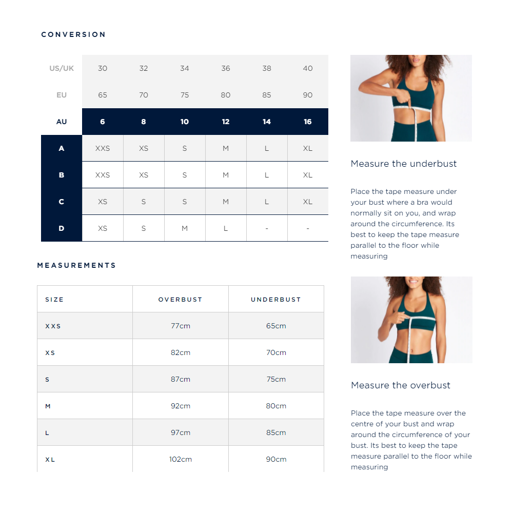 Nimble Back In Action Bra - Navy