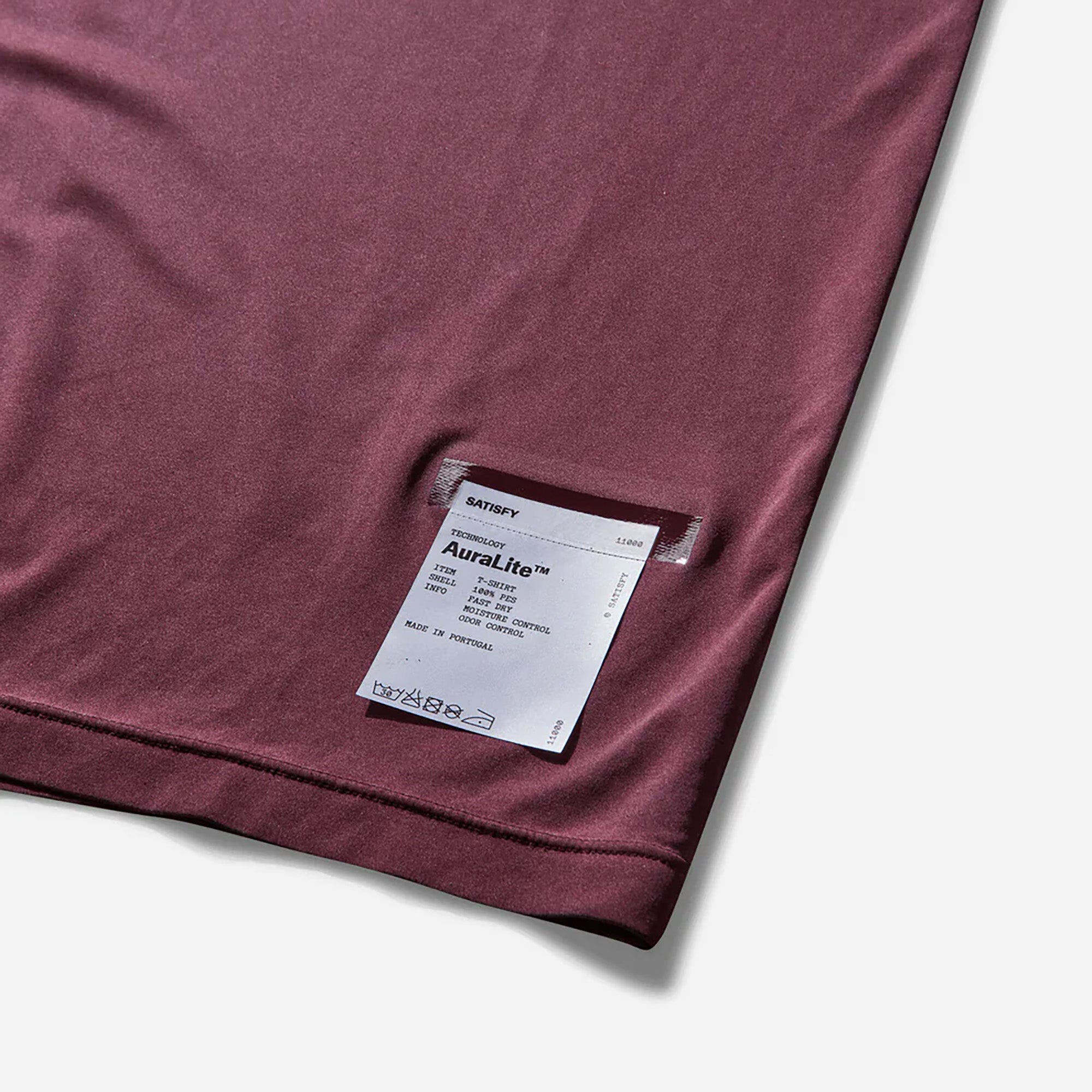 Satisfy AuraLite™ T-Shirt - Pigment Burgundy