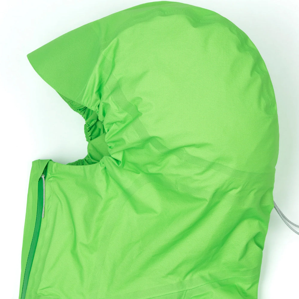 Satisfy Pertex® 3L Fly Rain Jacket - Neon Green