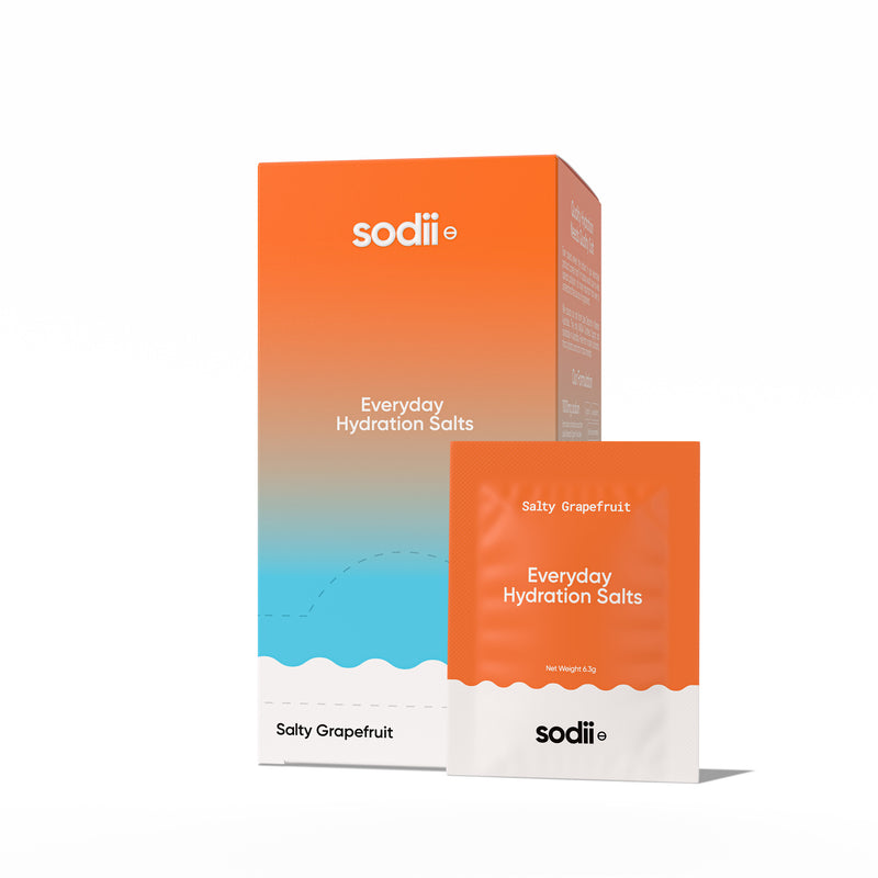 Sodii Everyday Hydration Salts Sachet - Salty Grapefruit