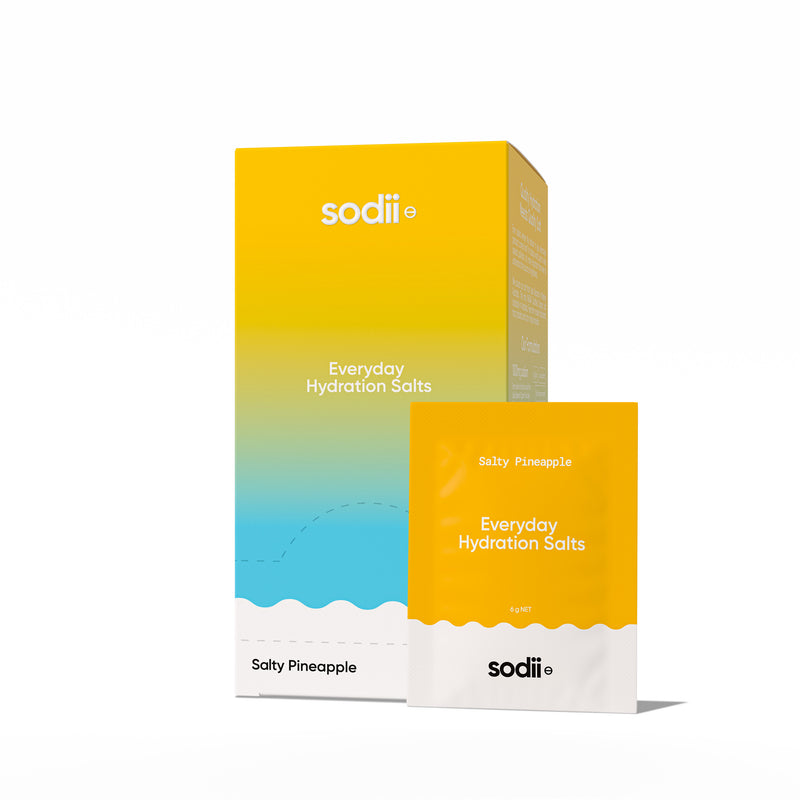 Sodii Everyday Hydration Salts Sachet - Salty Pineapple