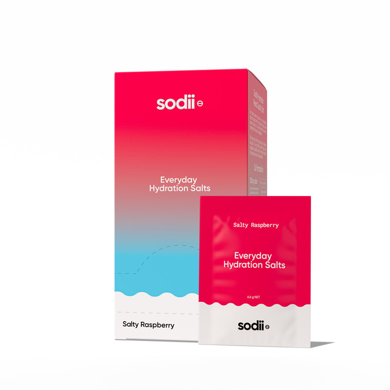 Sodii Everyday Hydration Salts Sachet - Salty Raspberry