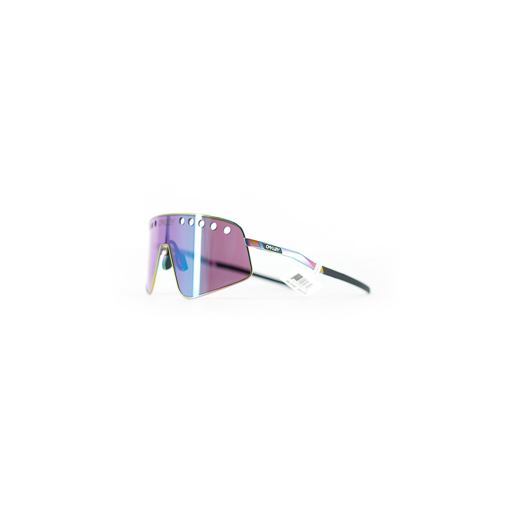 Oakley Sutro Ti Sweep Sunglasses - Polished Oil Slick (Prizm Road Jade Lens)